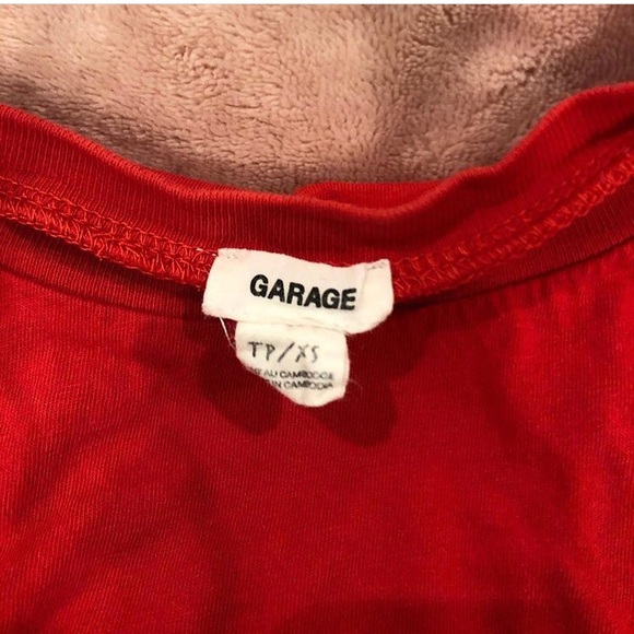 cropped red garage coca-cola t-shirt - Picture 2 of 2
